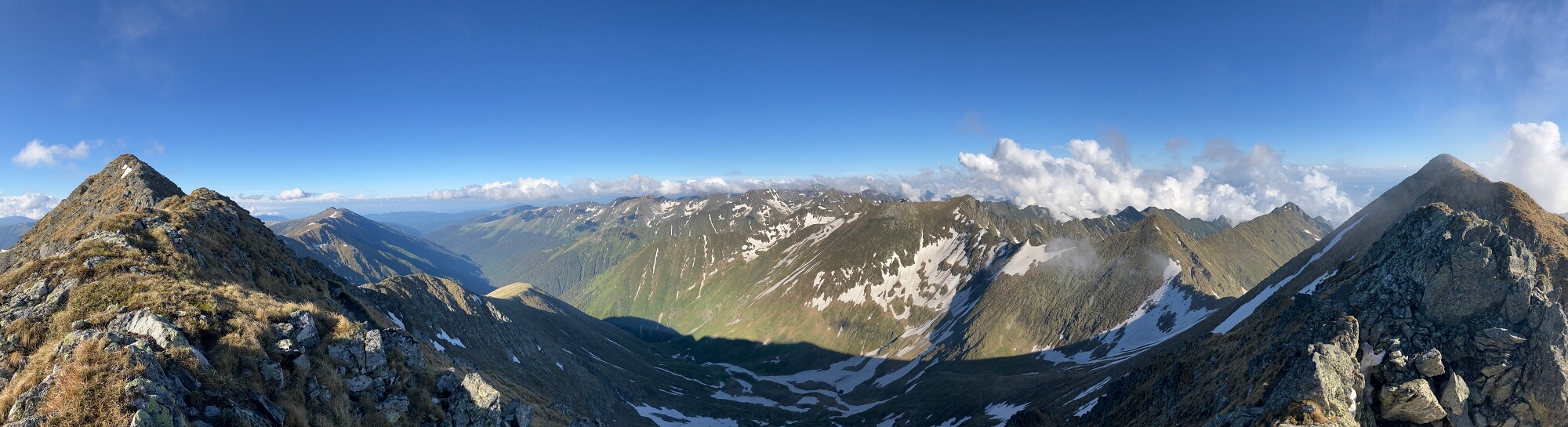 panoráma z Varful Maldoveanu, Fagaraš, Rumunsko iPhone SE (3rd generation)